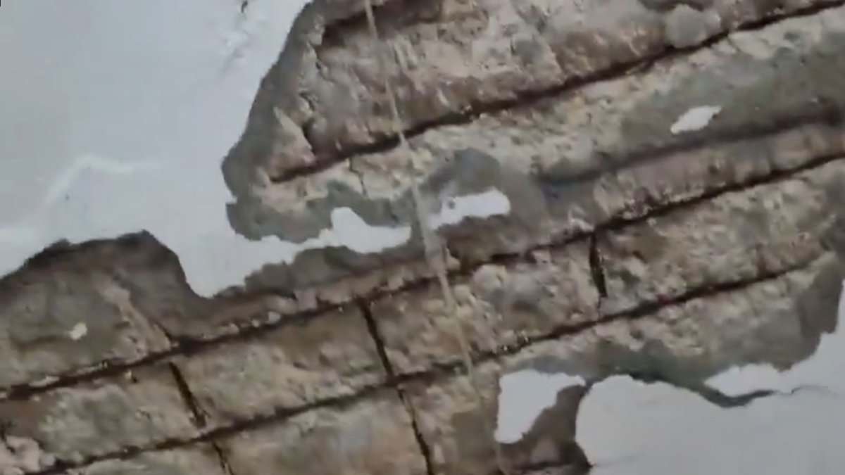 Part of government office collapse in Hyderabad