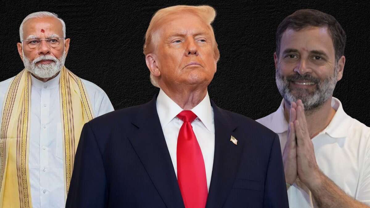 Modi Rahul Trump