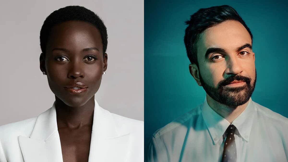 Lupita Nyong’o (right) and Zohran Mamdani