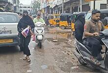 Visitors and locals of Yousufain Dargah suffer due to sewage overflowing from manholes on the streets near the Dargah for the past 8 days.