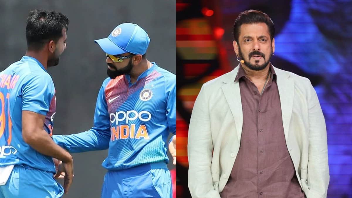 Deepak Chahar, Virat Kohli and Salman Khan