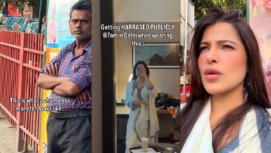 Edin Rose harassed by a man in Delhi