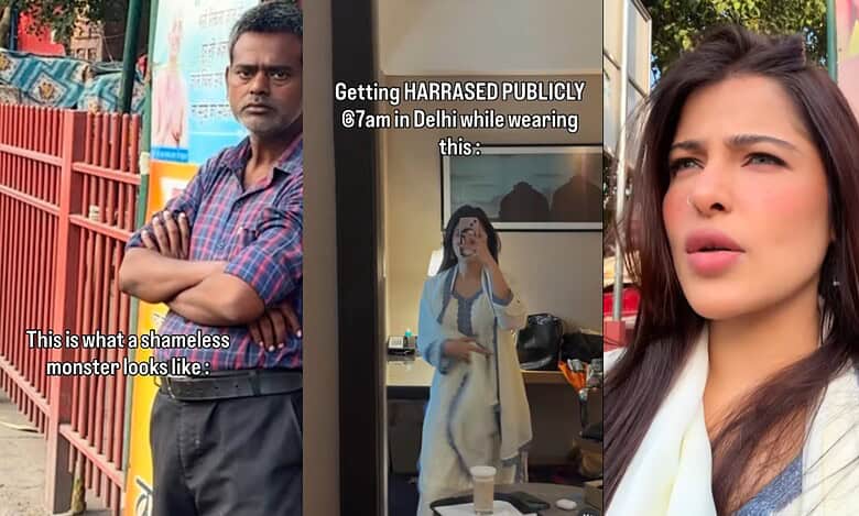 Edin Rose harassed by a man in Delhi