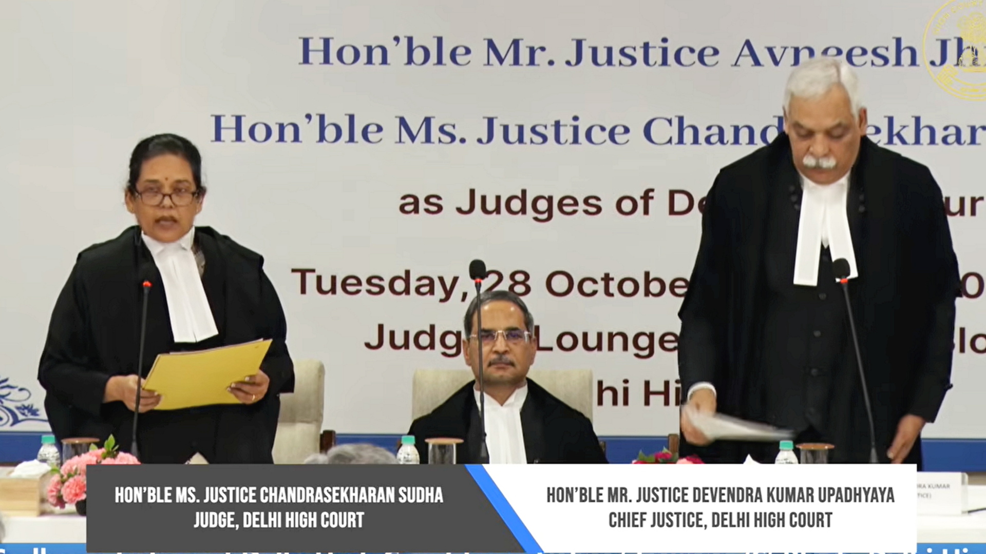 New judges sworn in at Delhi High Court