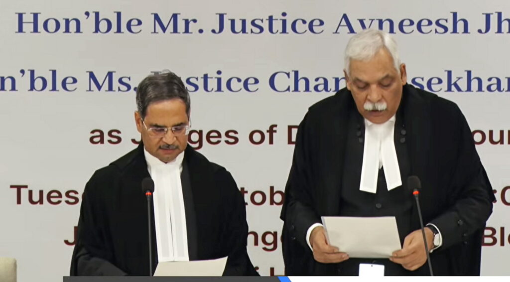 New judges sworn in at Delhi High Court