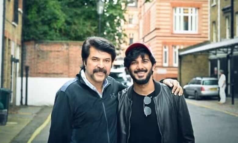 Actor Mammootty, his son Dulquer Salmaan