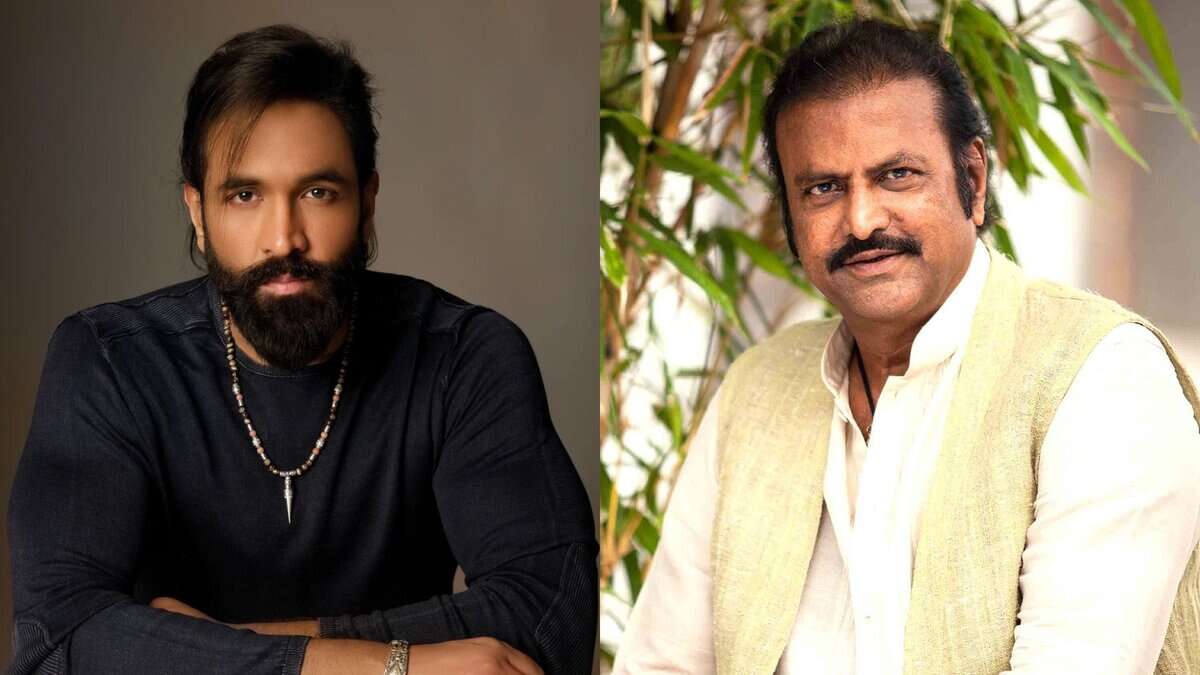 Vishnu Manchu and Mohan Babu