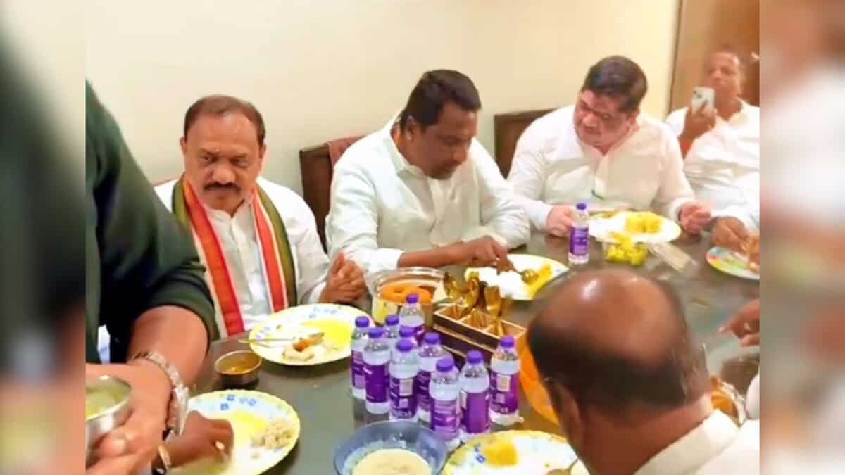 Ministers Ponnam Prabhakar, Alduri Laxman have breakfast together after controversy