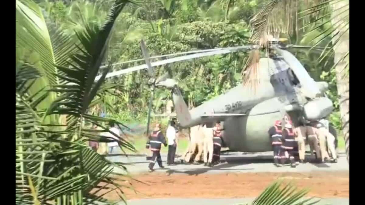 President Murmu's helicopter