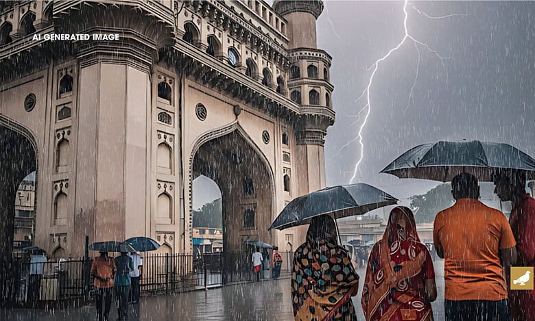 Rains in Hyderabad