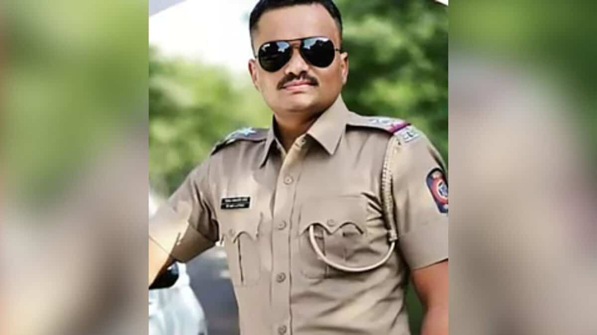 Sub-inspector Gopal Badane, accused in Maharashtra doctor's suicide case