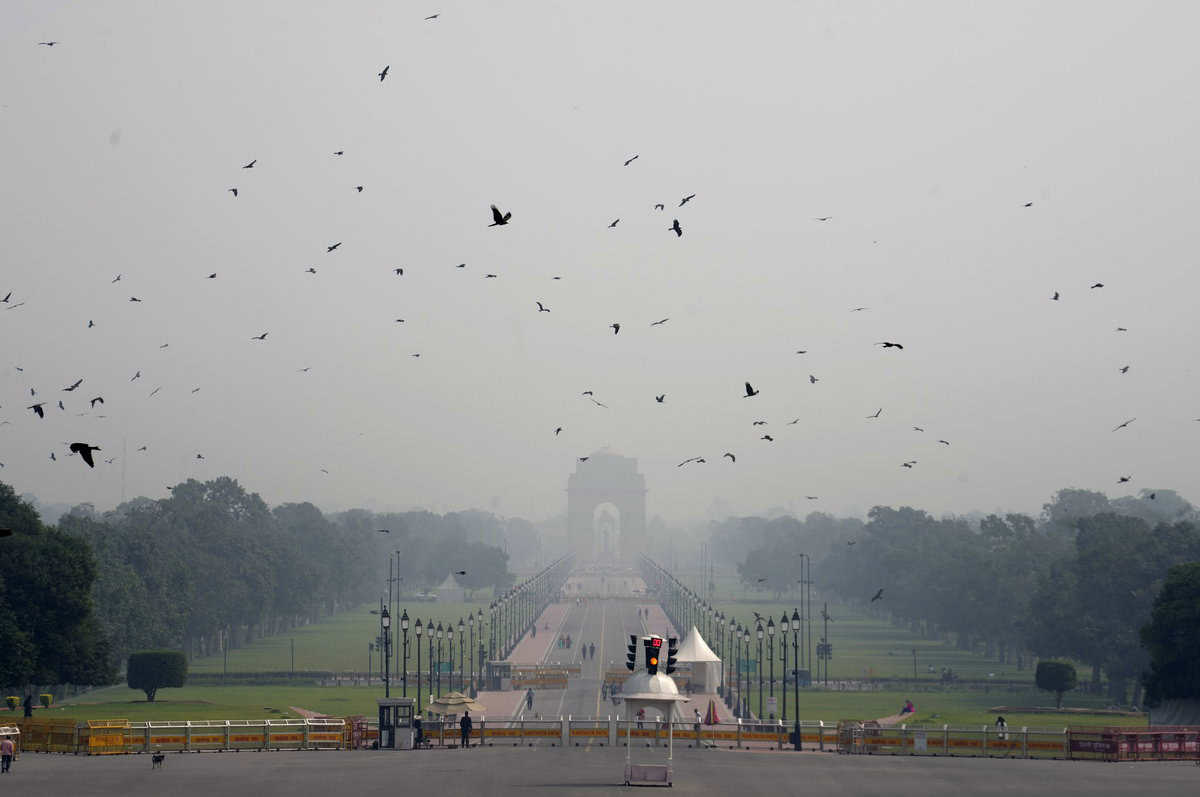 Weather: Smog in Delhi