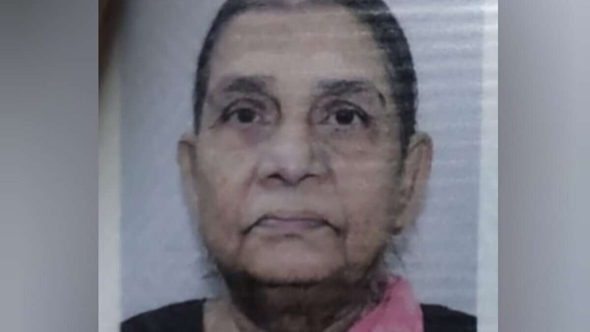 Image of Syeda Sakeena Bee, an 80-year-old Hyderabad woman released from Saudi custody over medicines issue.