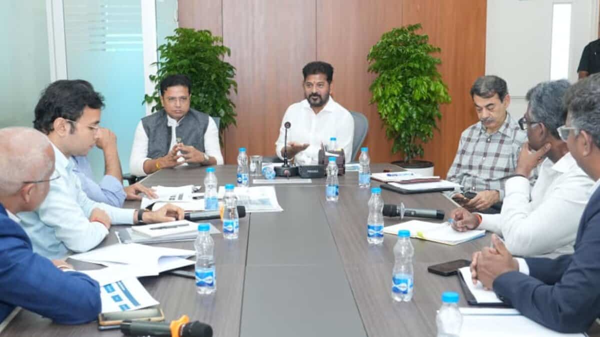 Telangana CM Revanth Reddy reviews progress on T Square