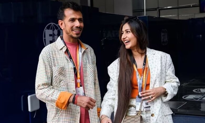 Yuzvendra Chahal and Dhanashree Verma