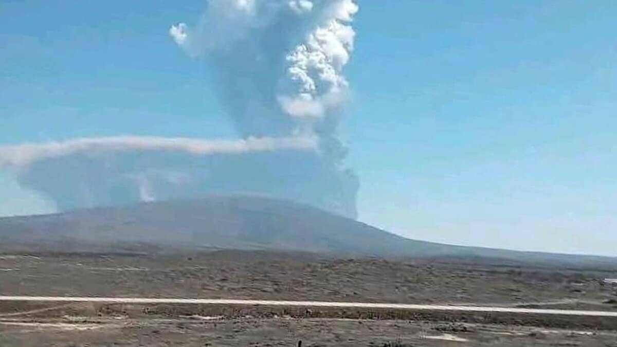 A volcano in Ethiopia's northeastern region erupted for the first time in nearly 12,000 years