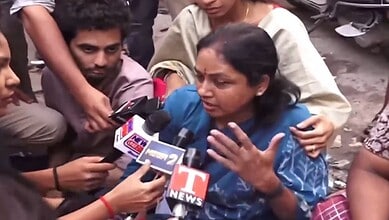 BRS Maganti Sunitha alleges rigging in Jubilee Hills by poll