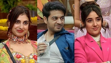 Bigg Boss 19 contestants Farrhana Bhatt, Gaurav Khanna and Ashnoor Kaur