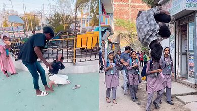 Bihar police take note of man performing dangerous street stunts targetting women and girls