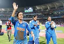 Jemimah Rodrigues after the match with Australia in Women's Semi Finals World Cup 2025