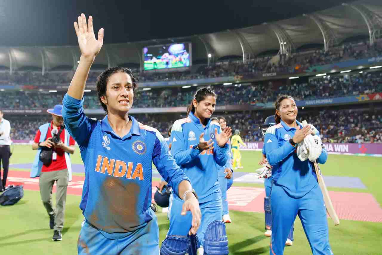 Jemimah Rodrigues after the match with Australia in Women's Semi Finals World Cup 2025