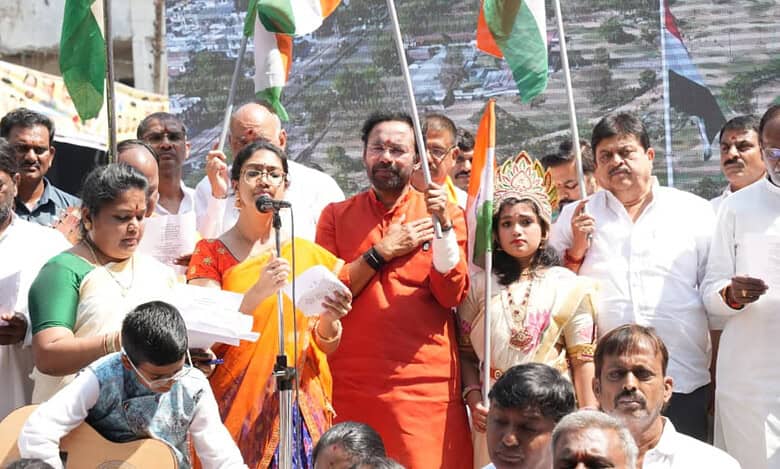 Kishan Reddy says Vande Matram inspired fight against Nizams too