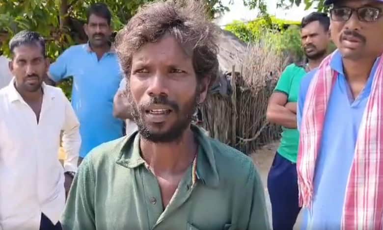 The girl's father speaks to the media