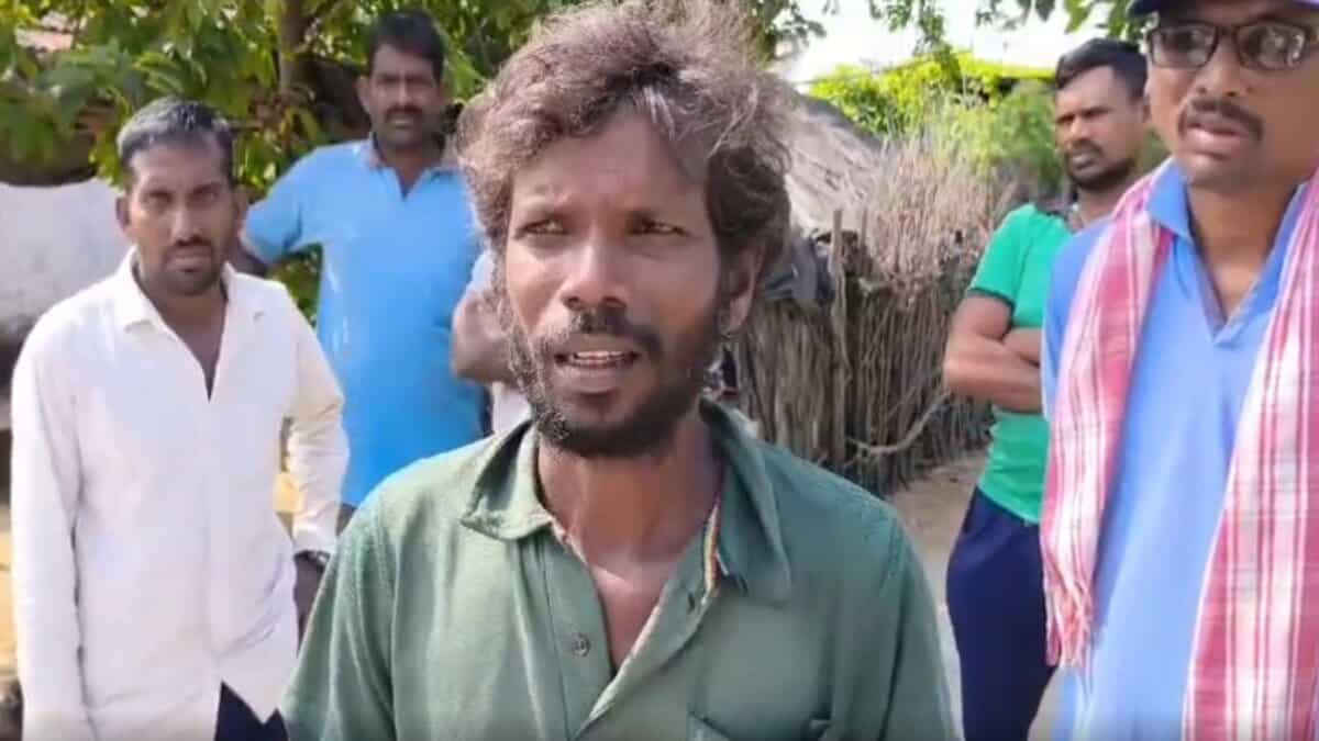 The girl's father speaks to the media