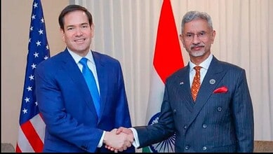 US Secretary of state Marco Rubio and India's external affairs minister S Jaishankar meet at G7