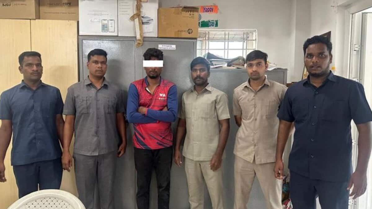 Accused nabbed by Khairtabad police for illegally storing PDS rice