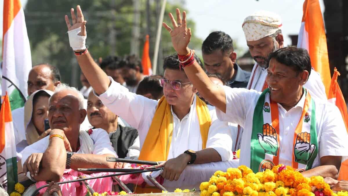 Sachin Pilot and Pramob Jain Bhaya