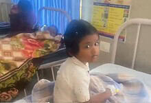 A girl admitted to the government hospital in Nalgonda