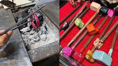 Laad Bazaar's new attraction: Live bangle making goes viral