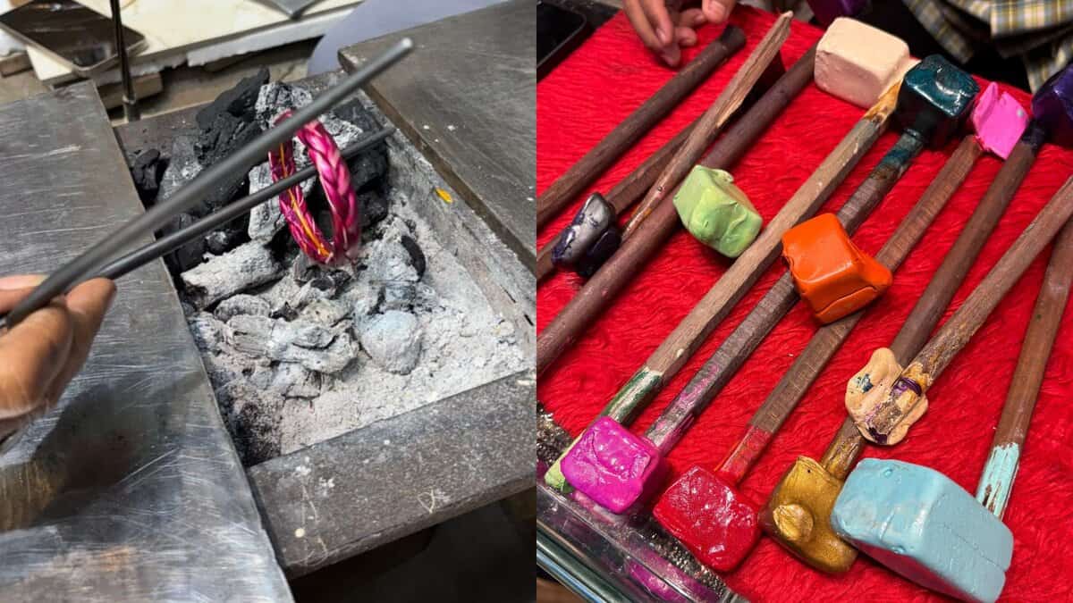 Laad Bazaar's new attraction: Live bangle making goes viral