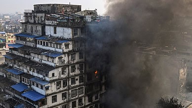 Massive fire in Kolkata
