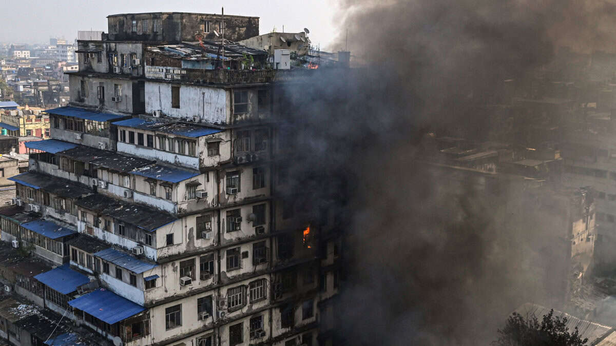Massive fire in Kolkata