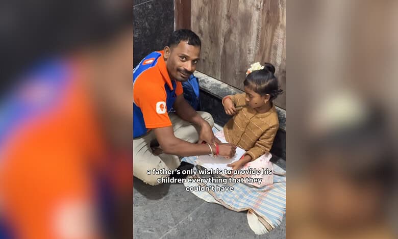 Swiggy dad teaches daughter