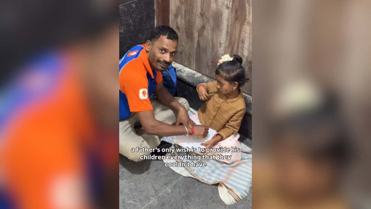 Swiggy dad teaches daughter