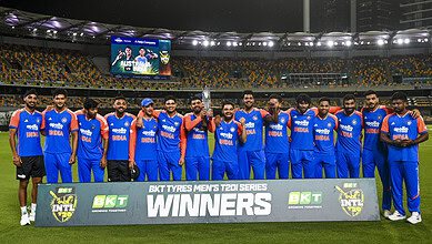India wins T20 series against Australia