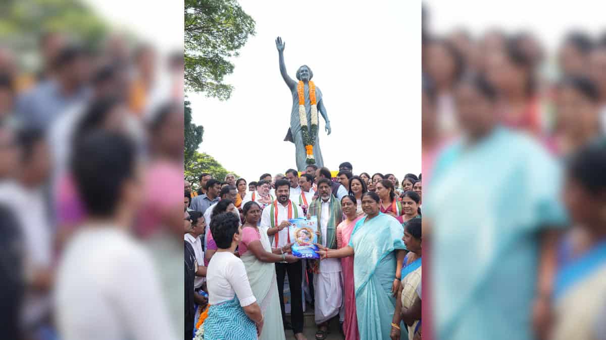 CM Revanth Reddy to distribute one crore sarees starting from Indira Gandhi's birth anniversary