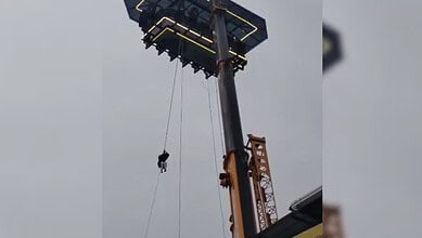 Tourists stuck in 'sky-dining' restaurant rescued in Kerala