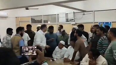 Tensions erupt at the Telangana state Haj committee office