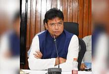 Telangana IT Minister D Sridhar Babu addresses a gathering