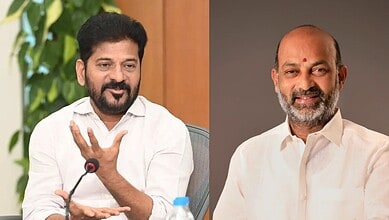 Telangana CM Revanth Reddy and Bandi Sanjay Kumar