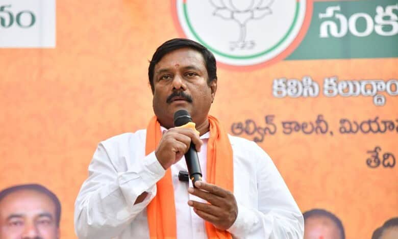BJP leader Aleti Maheshwar Reddy