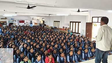 The Cyberabad SHE team and AHTU at an programme conducted in the city
