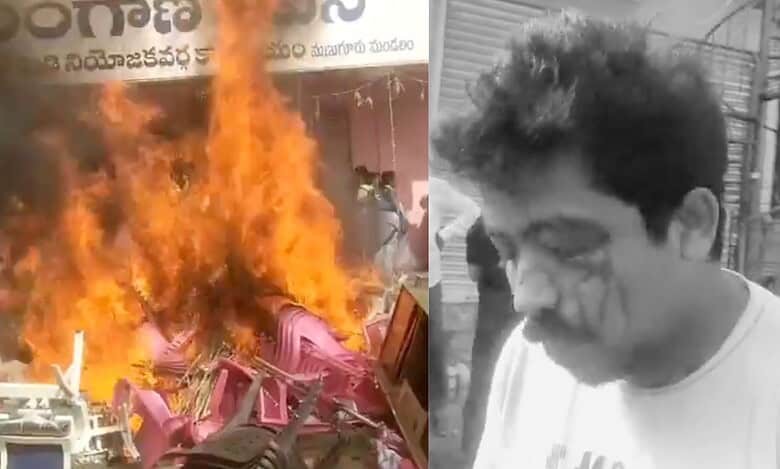 BRS office in Telangana's Kothagudem vandalised