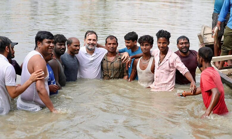 Congress leader Rahul Gandhi in Bihar