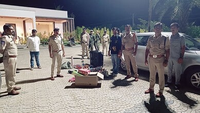 Surprise checks were conducted at 39 farmhouses in Moinabad, Ranga Reddy district