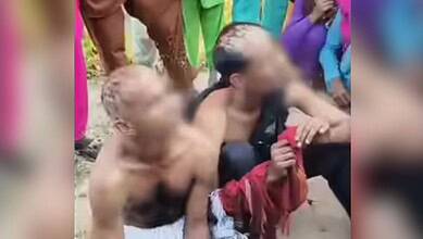 Two young men were attacked, their heads shaved for misbehaving with women in Gujarat